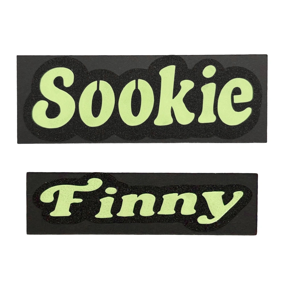 Custom Name Tag Black
