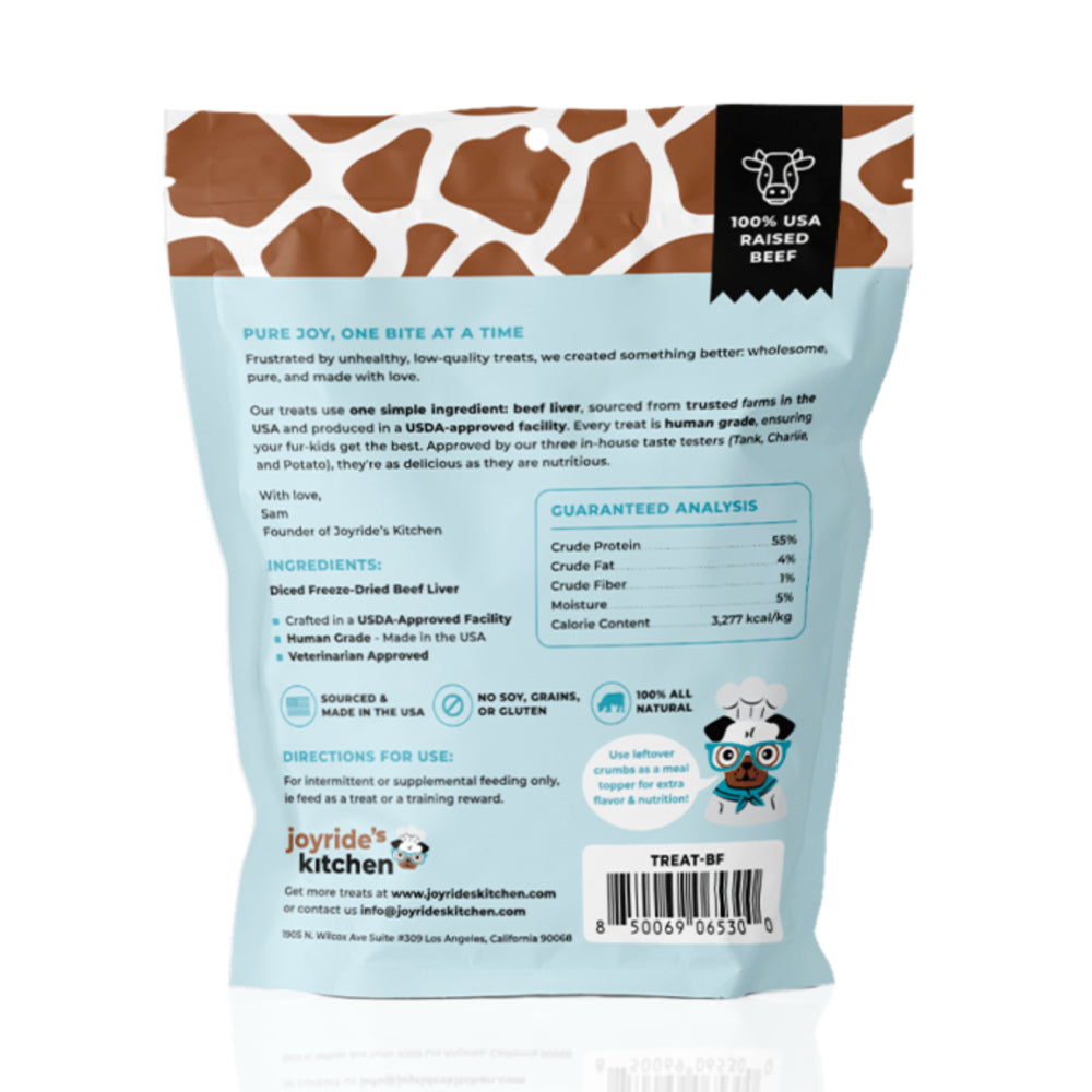 Joyride's Kitchen Beef Liver Dog Treats | Bundle