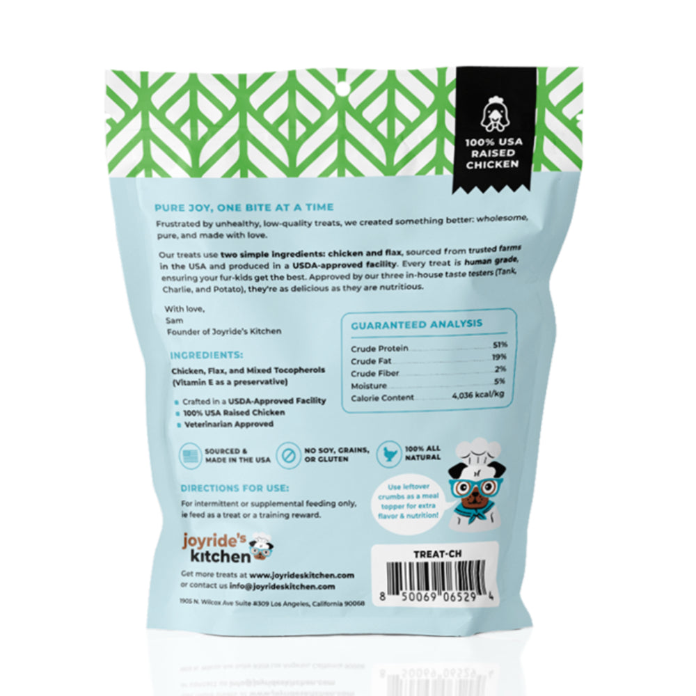 Joyride's Kitchen Premium Chicken Freeze-Dried Raw Dog Treats