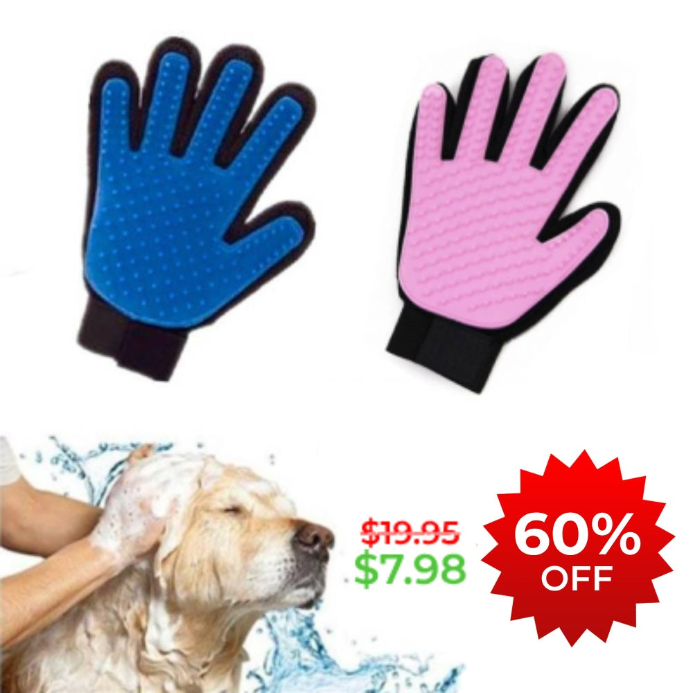 Best dog clearance deshedding glove