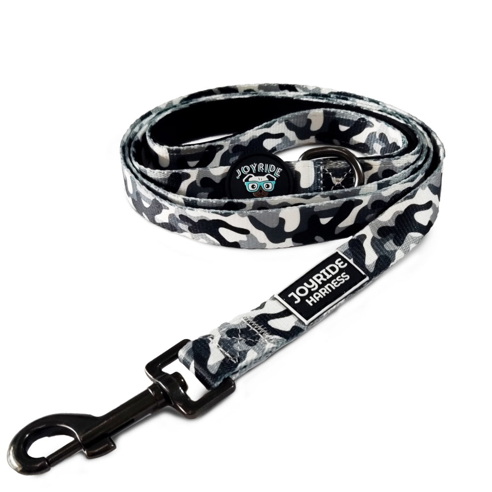 Black and White Camo Matching Dog Leash