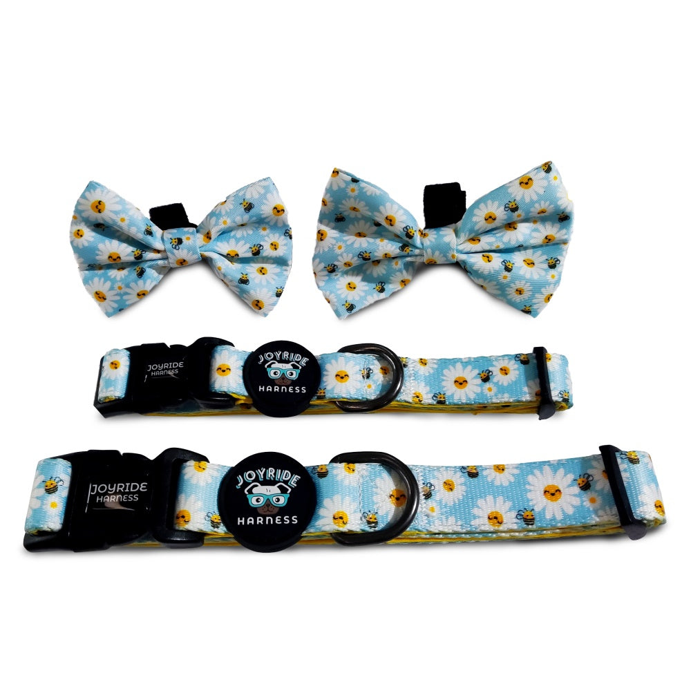 Blossoming Bees Collar ( + free removable bowtie )