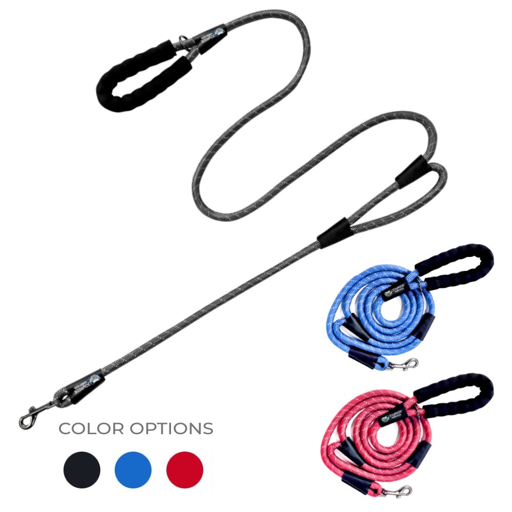 Dual Handle Rope Dog Leash Dual Handle Joyride Harness