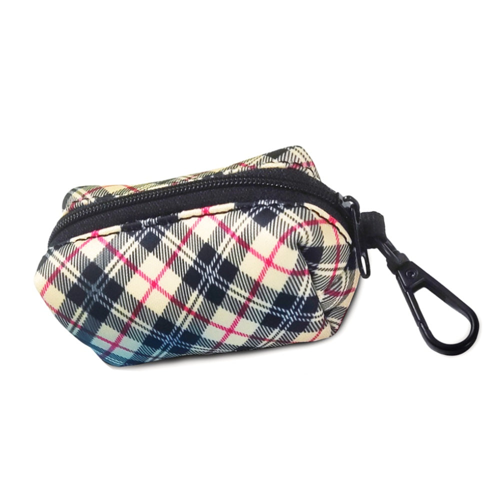 Fall Plaid Poop Bag Dispenser