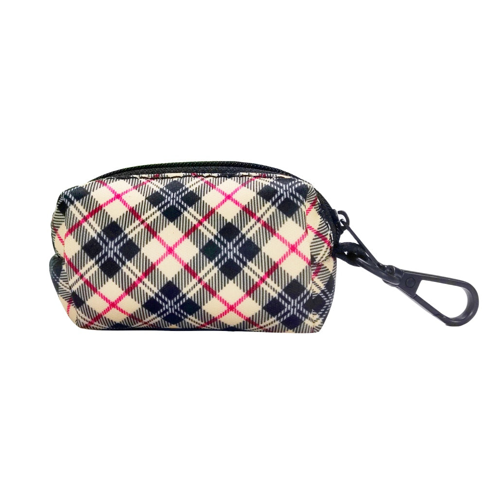 Fall Plaid Poop Bag Dispenser