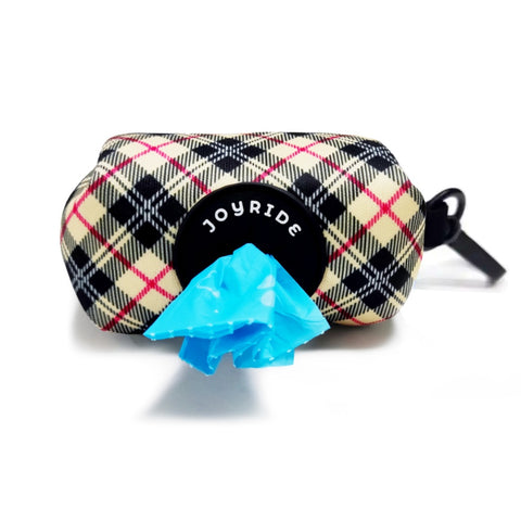 Fall Plaid Poop Bag Dispenser