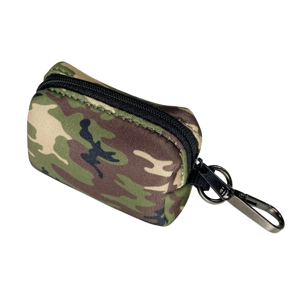 Green Camo Poop Bag Dispenser