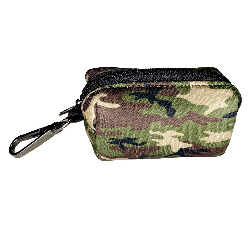 Green Camo Poop Bag Dispenser