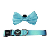 Teal Ocean Collar ( + free removable bowtie )