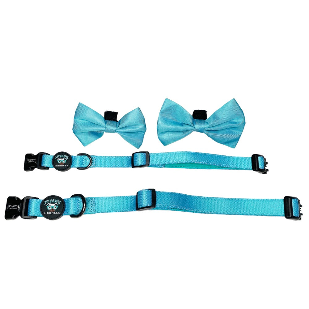 Teal Ocean Collar ( + free removable bowtie )
