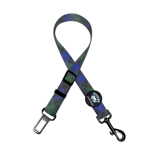 Heritage Plaid Dog Safety Seat Belt