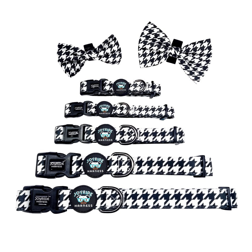 Howlin' Houndstooth Collar ( + free removable bowtie )