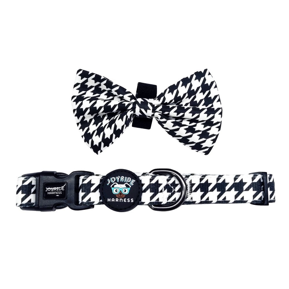 Howlin' Houndstooth Collar ( + free removable bowtie )