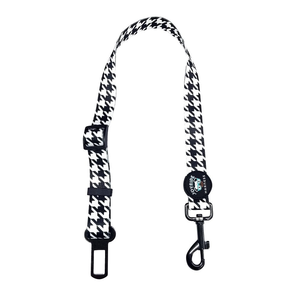 Howlin' Houndstooth Dog Safety Seat Belt