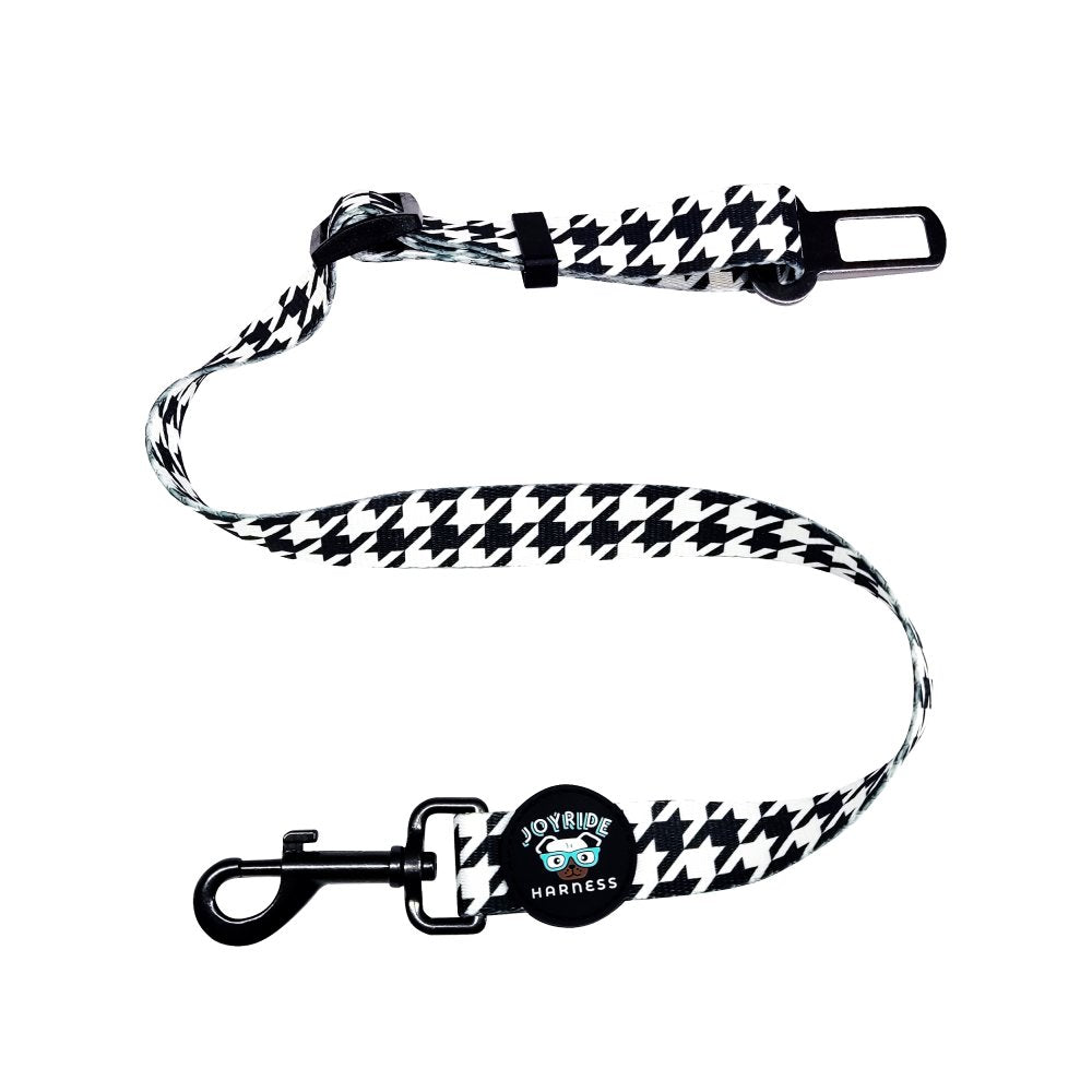 Howlin' Houndstooth Dog Safety Seat Belt