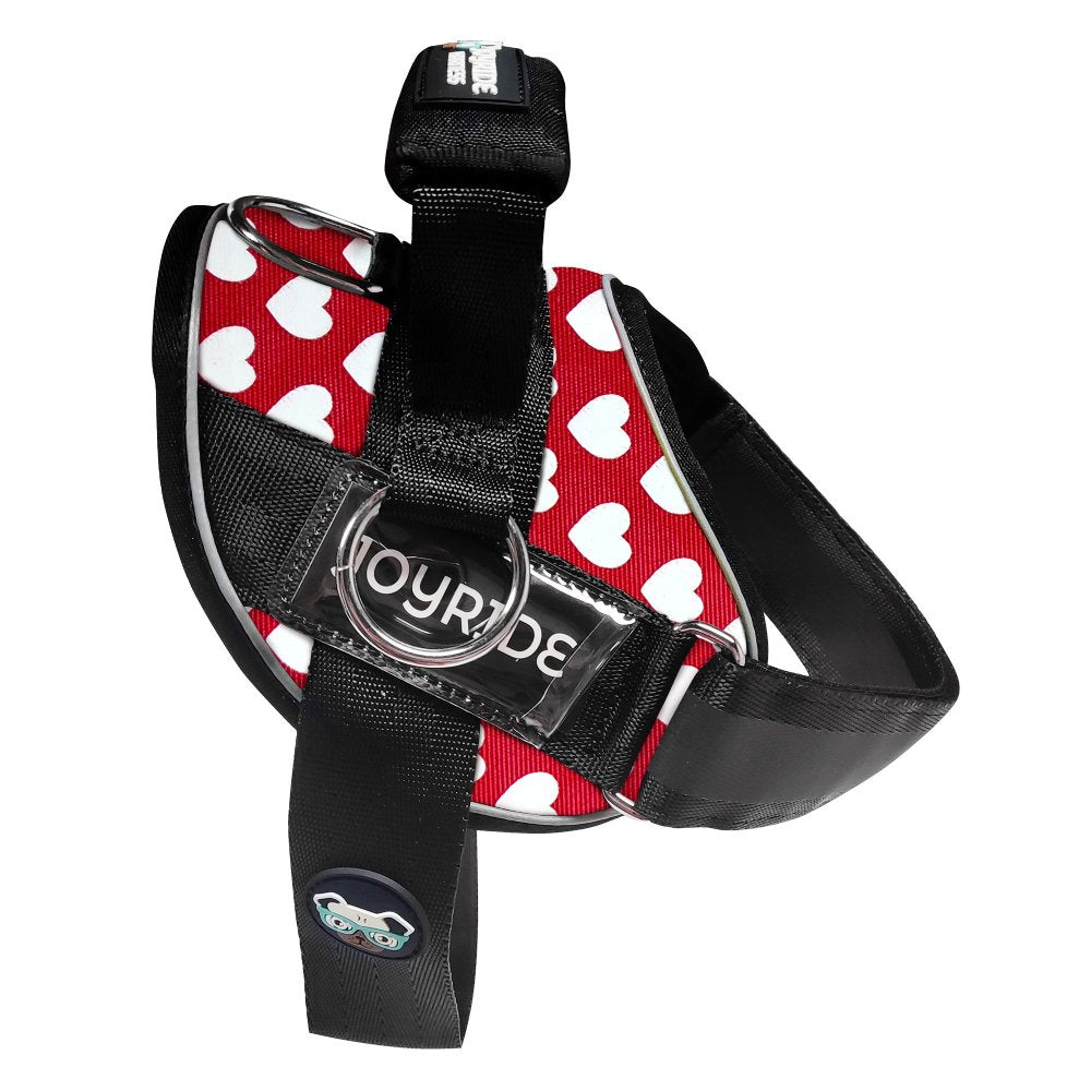 Red Hearts Joyride Premium Advanced Dog Harness 2.0