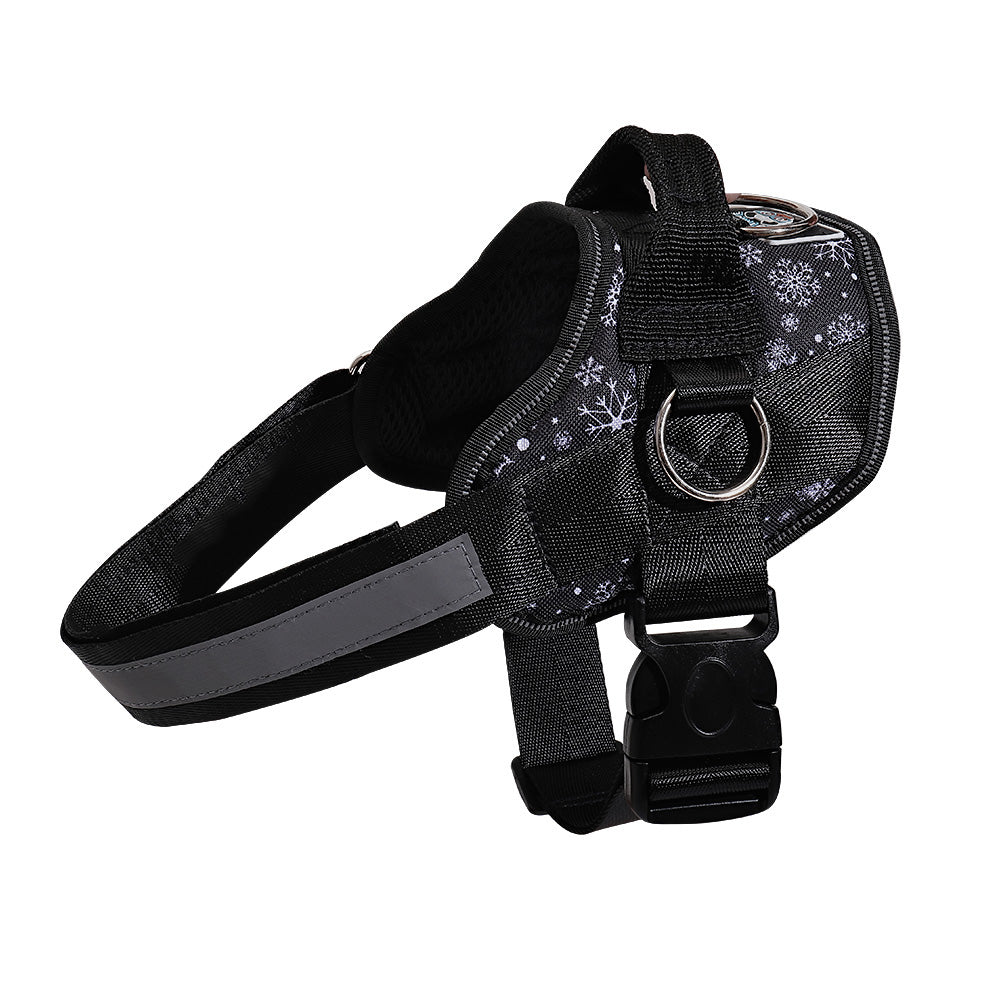 Winter Snowflake Joyride Basic Essential Dog Harness 1.0
