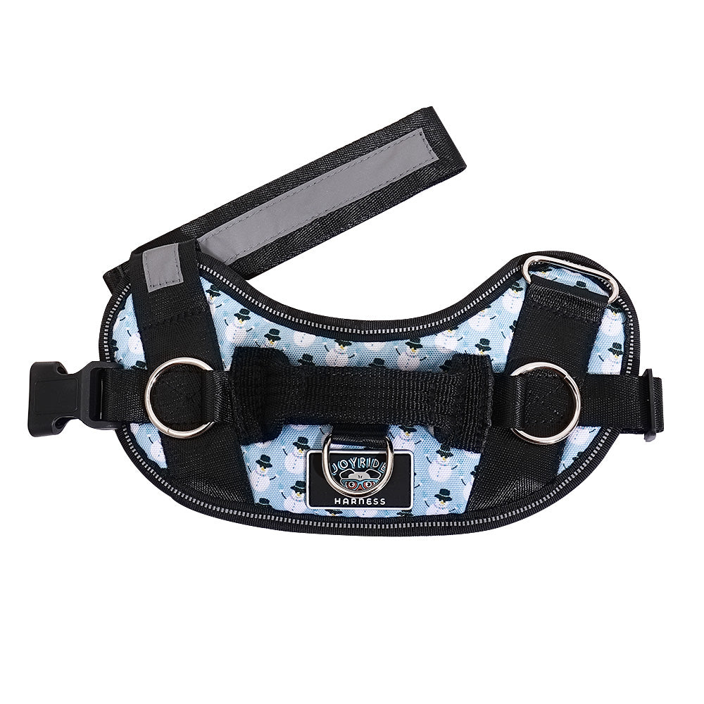 Winter Snowman Joyride Basic Essential Dog Harness 1.0