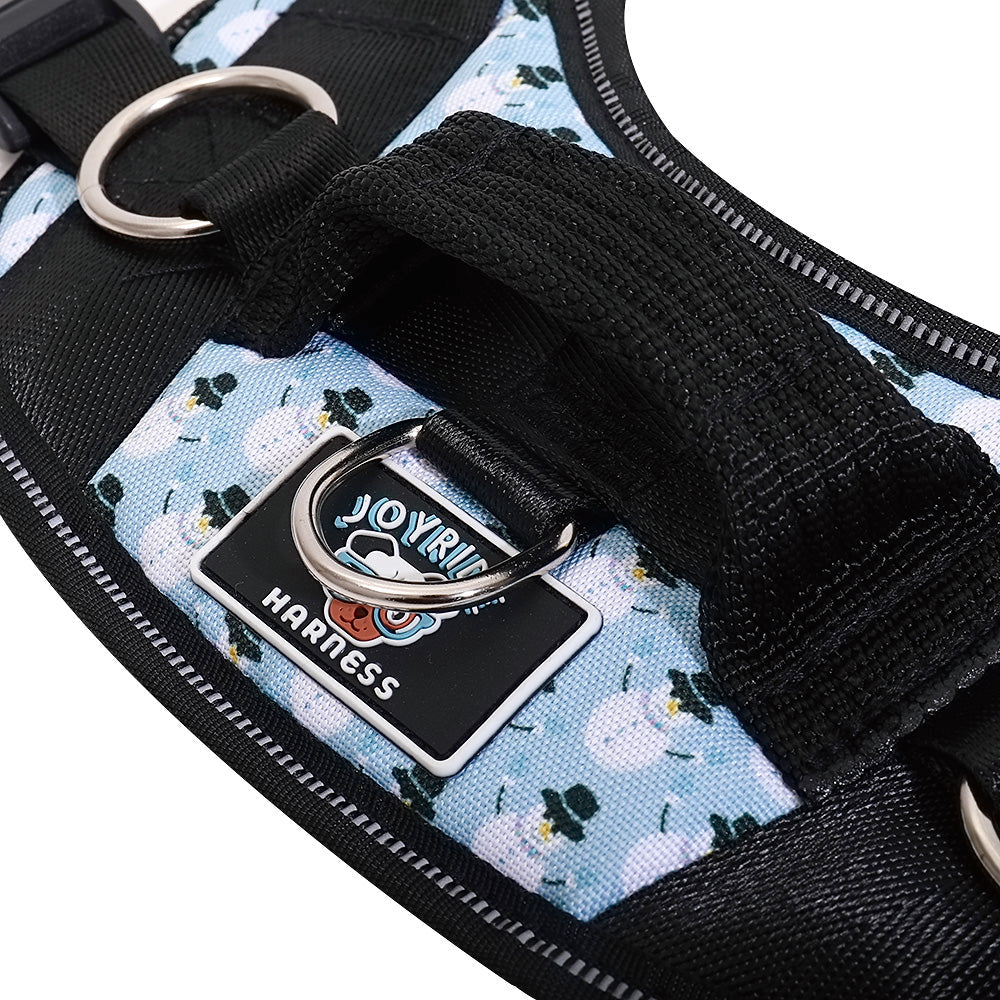 Winter Snowman Joyride Basic Essential Dog Harness 1.0