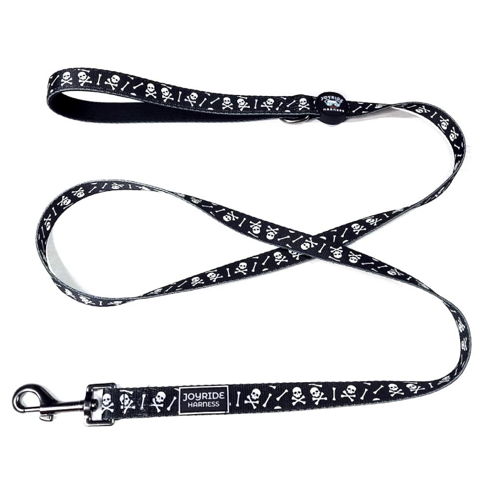 Black Skulls Matching Dog Leash