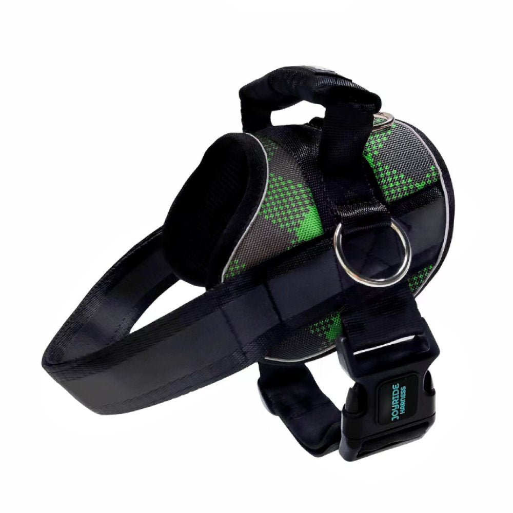 Green Plaid Joyride Premium Advanced Dog Harness 2.0