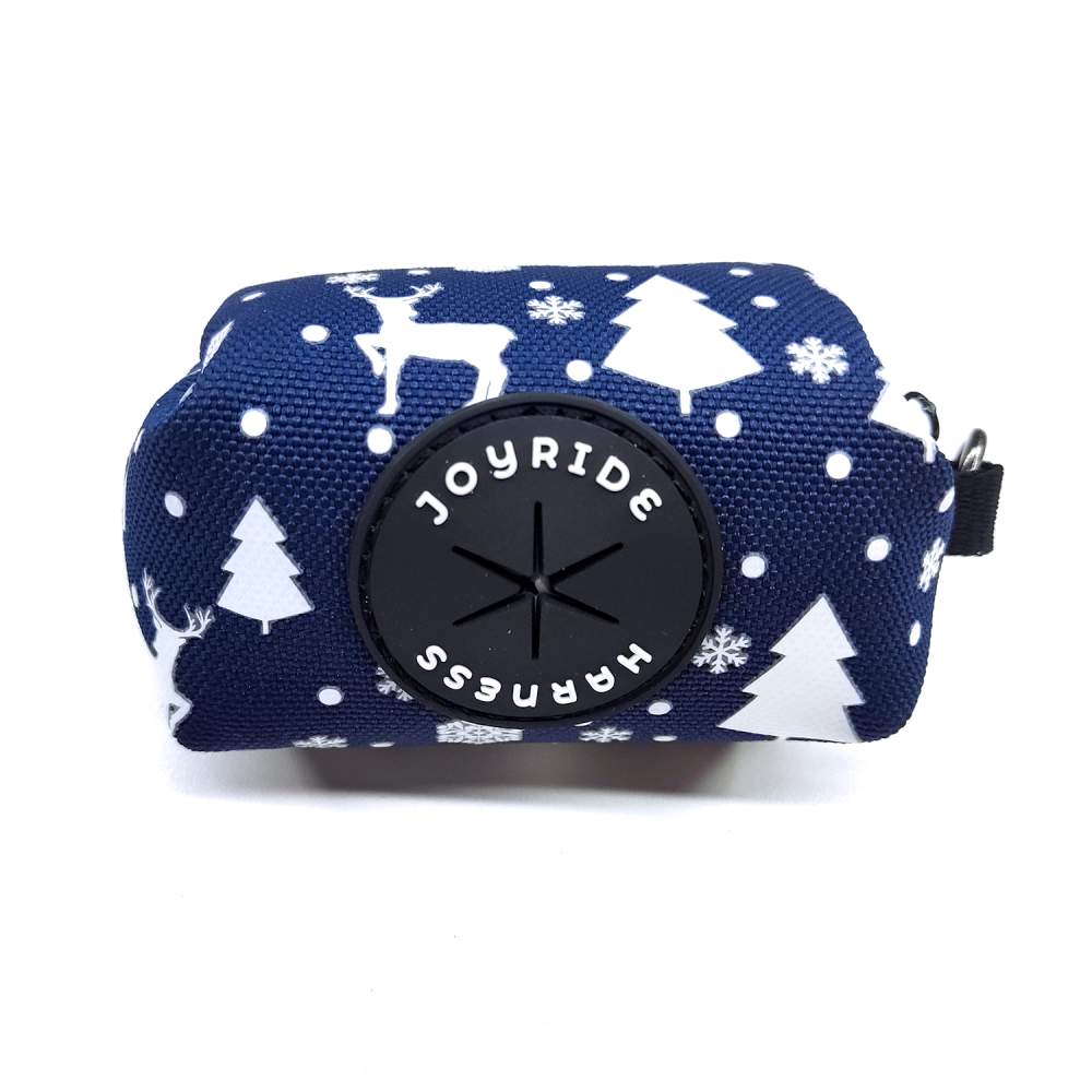 Navy Wonderland Poop Bag Dispenser