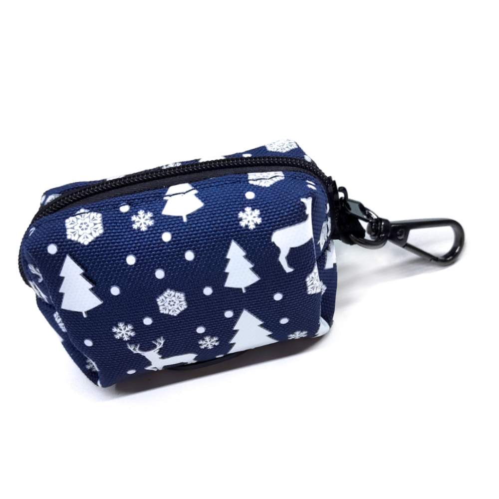 Navy Wonderland Poop Bag Dispenser