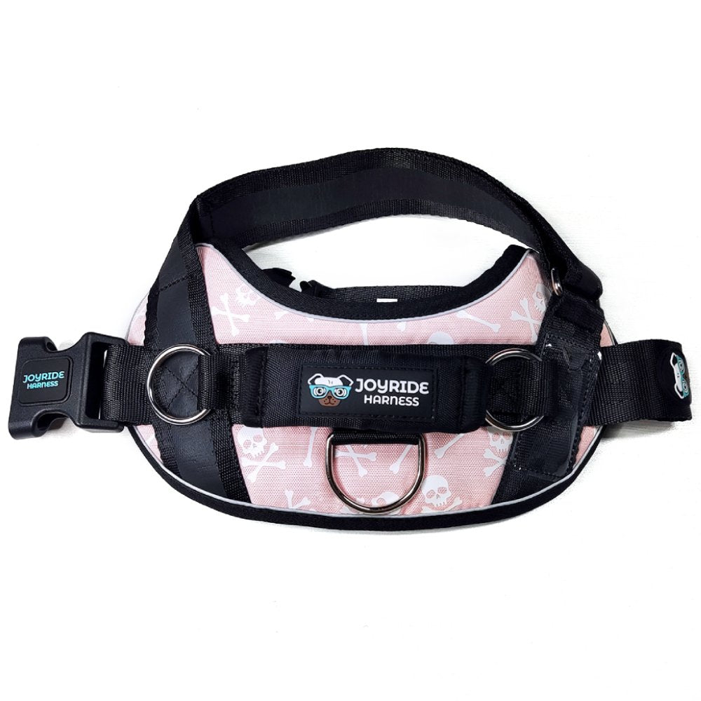 Pink Skulls Joyride Premium Advanced Dog Harness 2.0