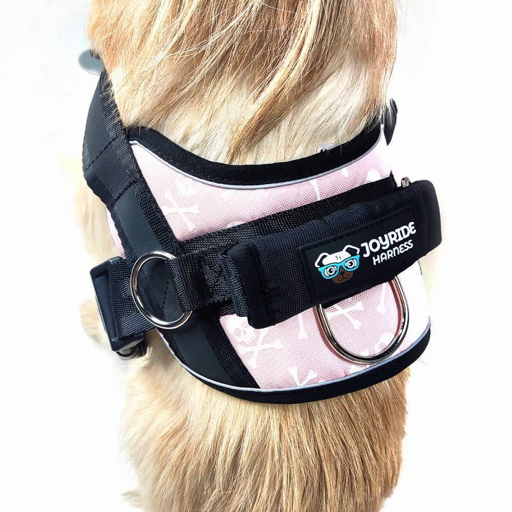 Pink Skulls Joyride Premium Advanced Dog Harness 2.0