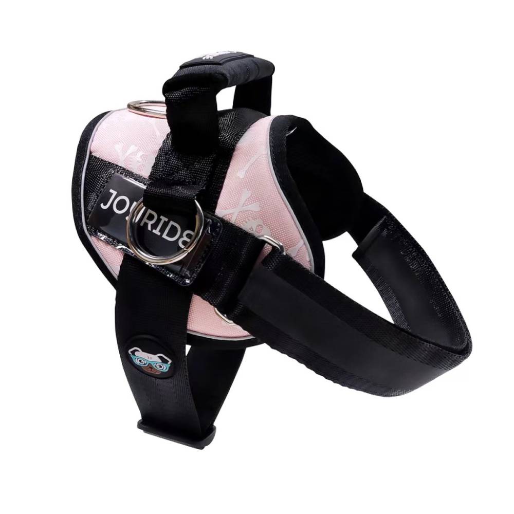 Pink Skulls Joyride Premium Advanced Dog Harness 2.0