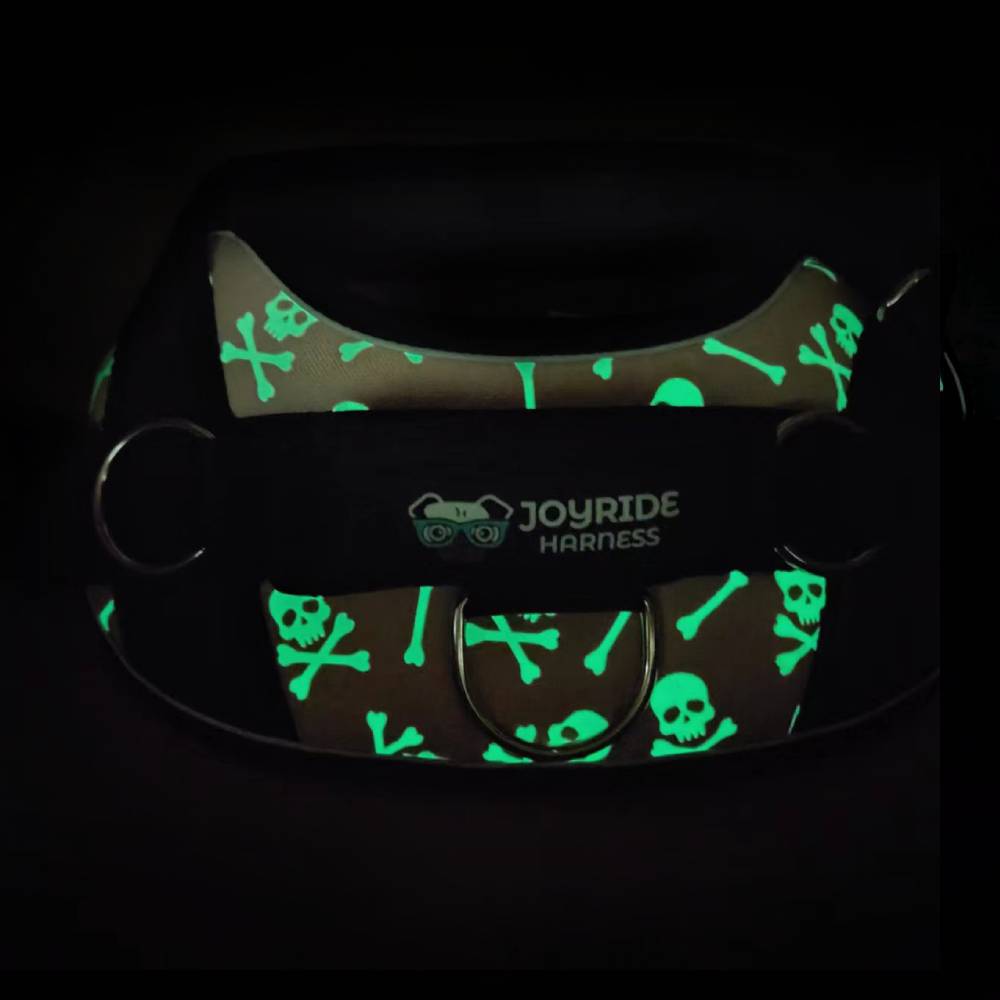 Pink Skulls Joyride Premium Advanced Dog Harness 2.0