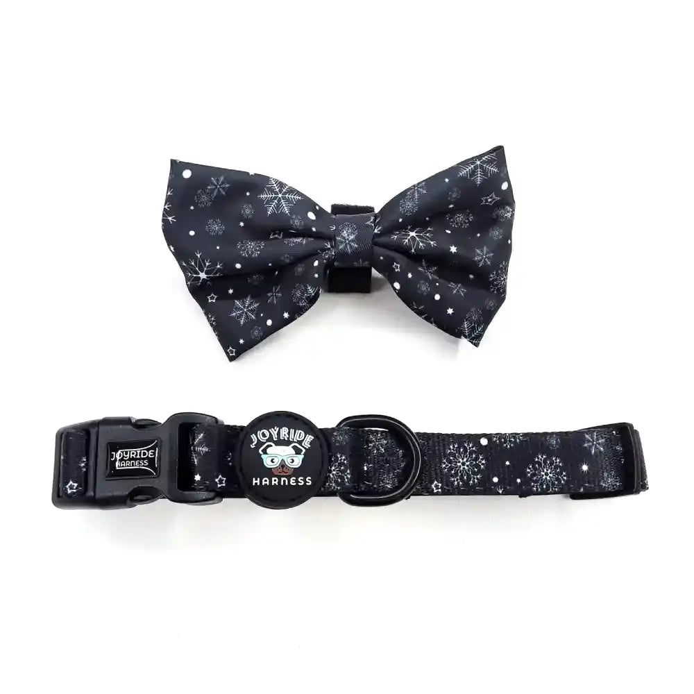 Winter Snowflake Collar ( + free removable bowtie )