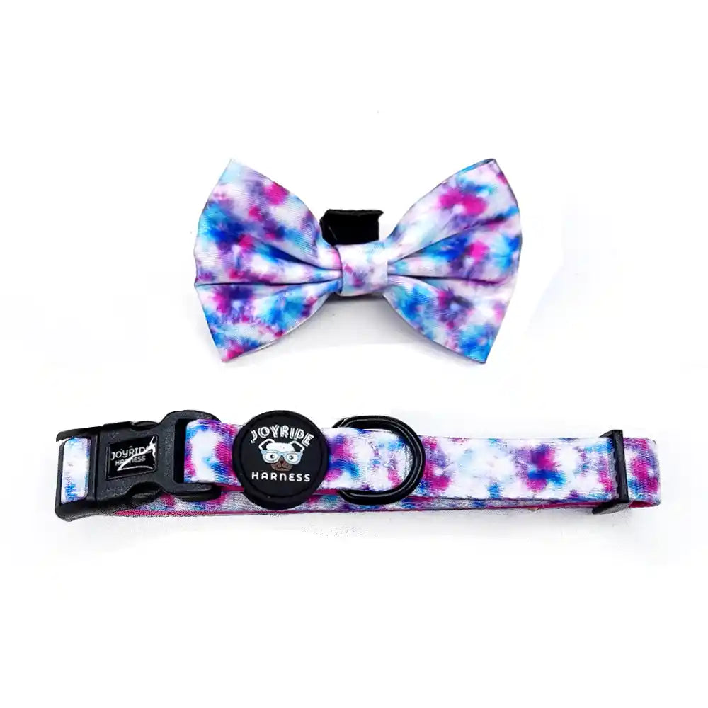 Tie Dye Collar ( + free removable bowtie )