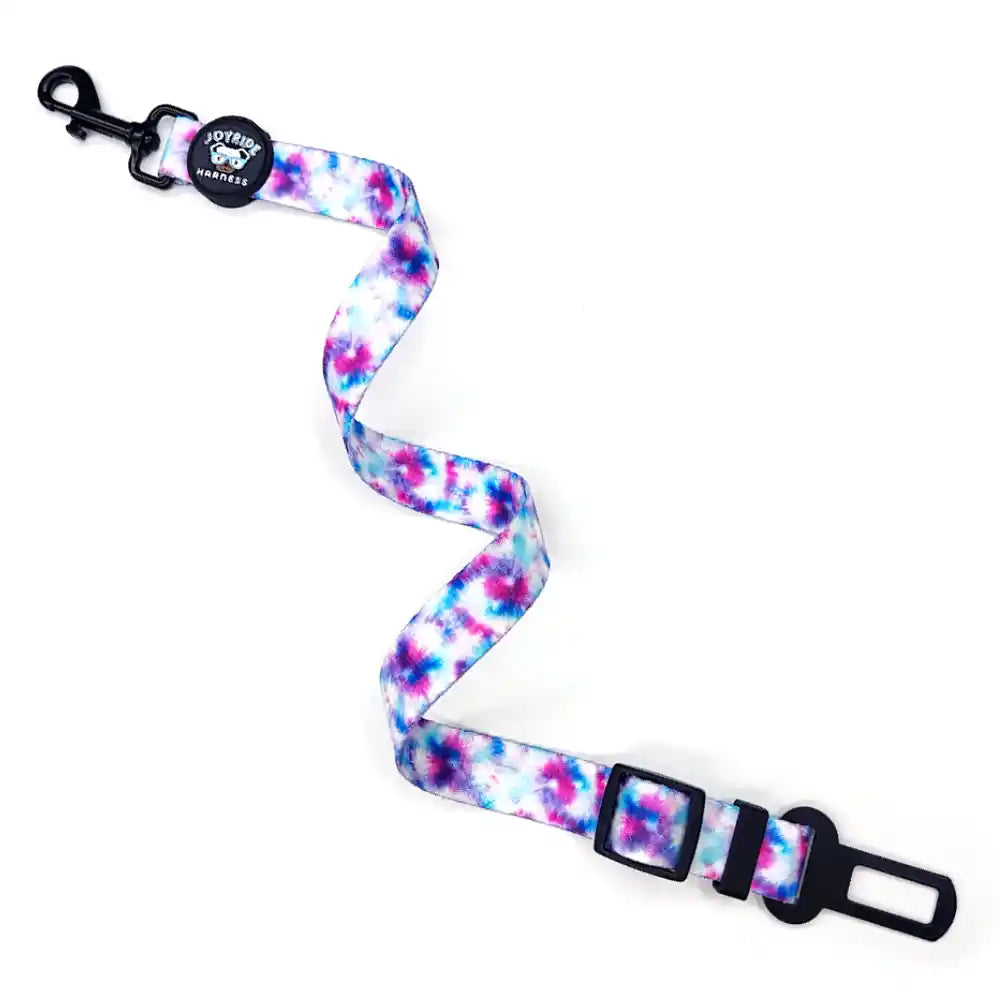 Tie Dye Dog Safety Seat Belt