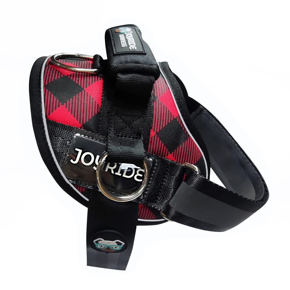 Red Plaid Joyride Premium Advanced Dog Harness 2.0