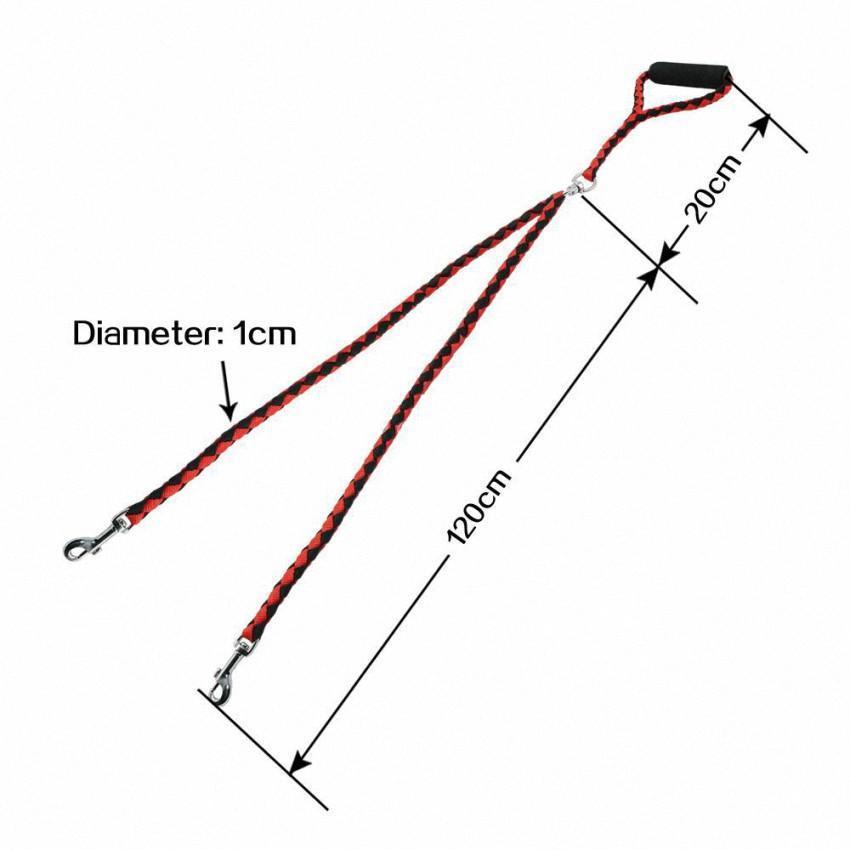 Double Dawg™  Power Leash 2 In 1 Dog Leash