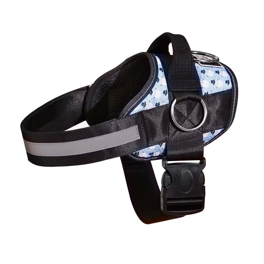 Winter Snowman Joyride Basic Essential Dog Harness 1.0