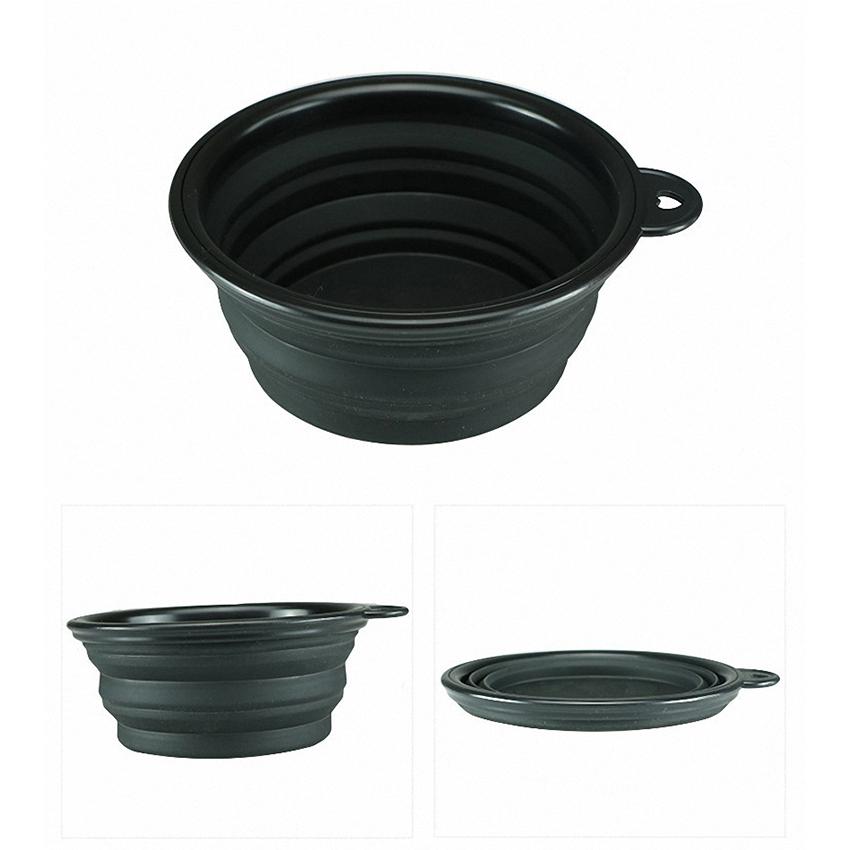Portable & Collapsible Silicone Dog Travel Bowl (Free Bonus Clip)