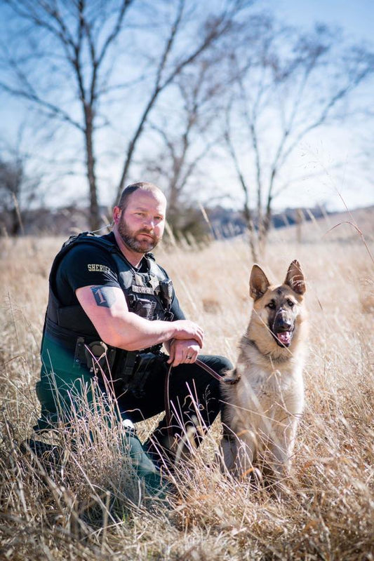 After a Life of Abuse, Dog Courageously Joins K-9 Team