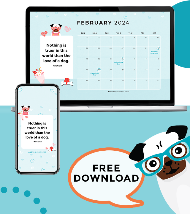 It's Responsible Pet Owners Month (Valentine's too + February Free Wallpaper)