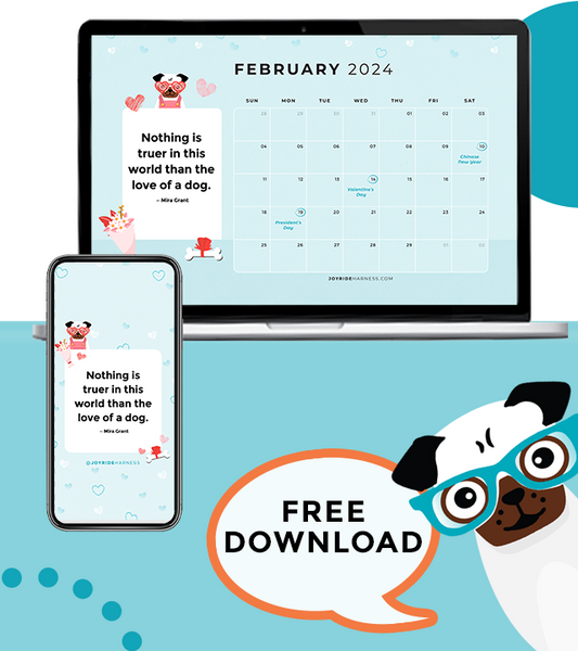 It's Responsible Pet Owners Month (Valentine's too + February Free Wallpaper)