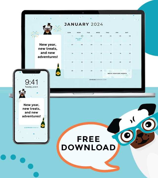 January 2024 Free Desktop & Mobile Wallpaper For Dog Lovers