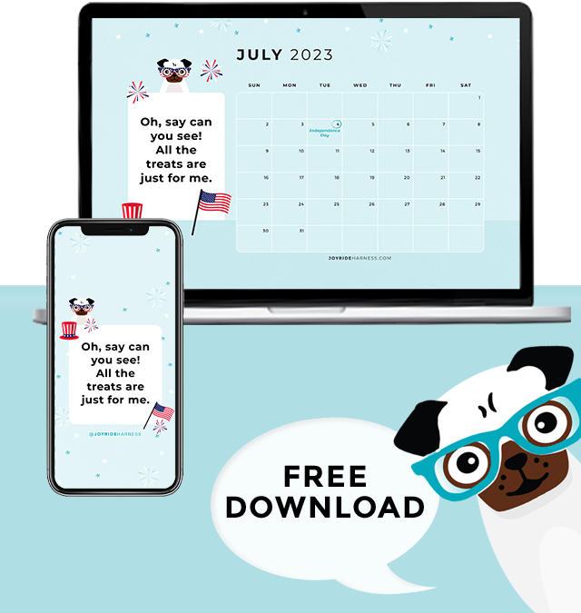 July 2023 Free Desktop & Mobile Wallpaper For Dog Lovers
