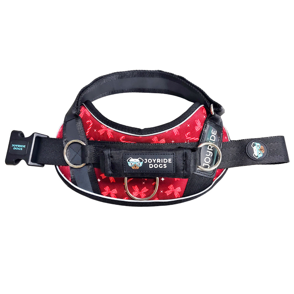 Candy Cane Lane Limited Edition Joyride Premium Advanced Dog Harness 2.0