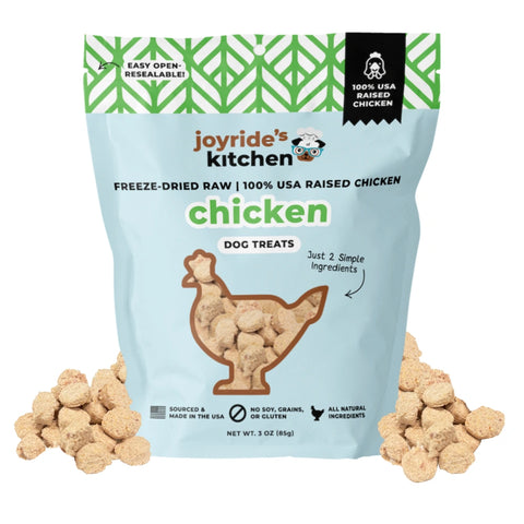 Joyride's Kitchen Premium Chicken Freeze-Dried Raw Dog Treats