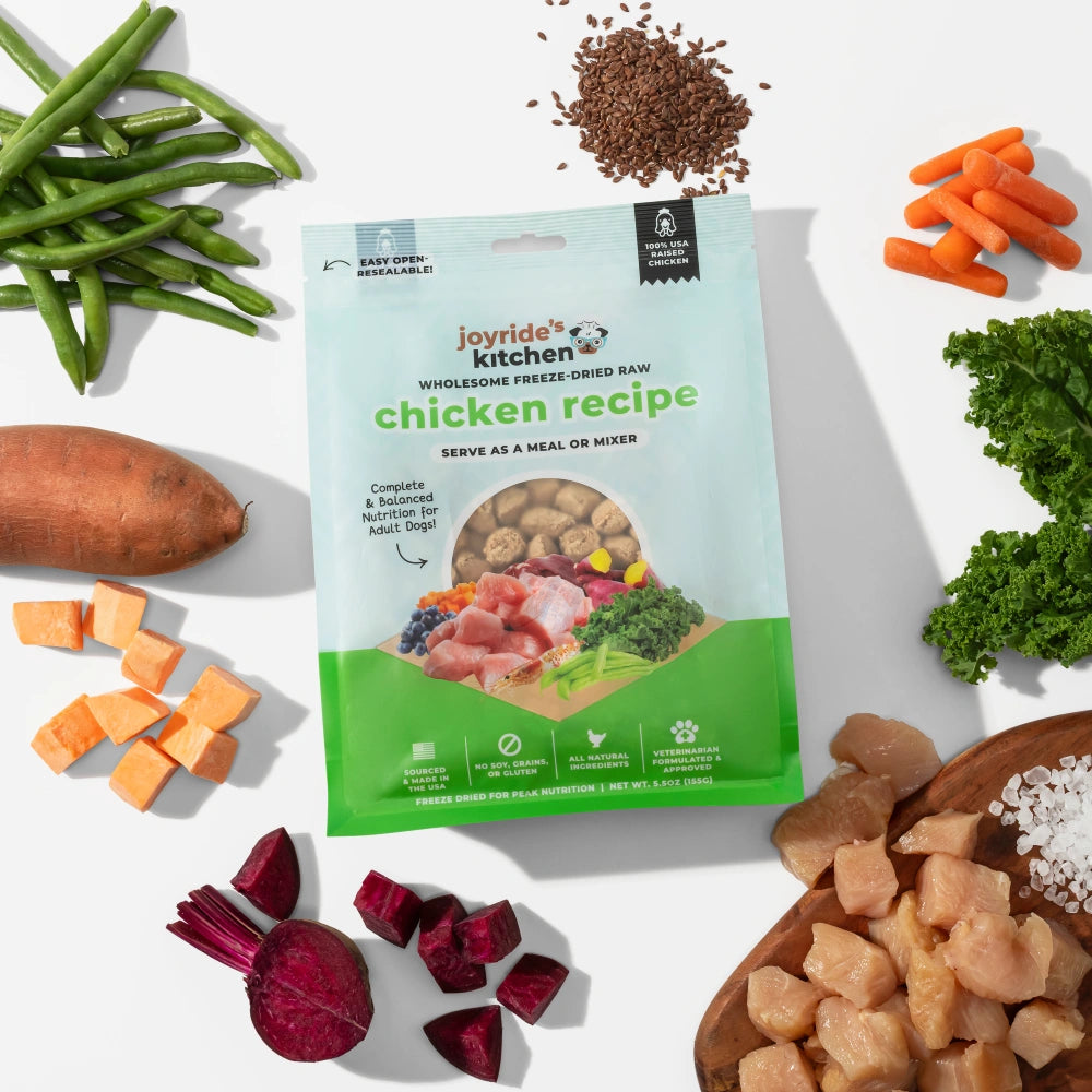 Joyride’s Kitchen Wholesome Chicken Freeze-Dried Raw Dog Food