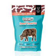 Joyride's Kitchen Premium Beef Hearts Freeze-Dried Raw Dog Treats