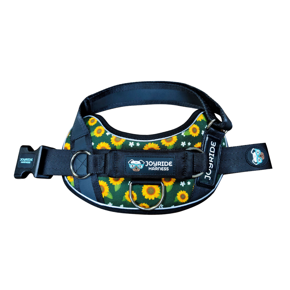 Golden Sunflower Limited Edition Joyride Premium Advanced Dog Harness 2.0 | Bundle