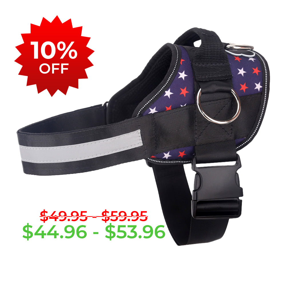 Patriotic dog harness hot sale