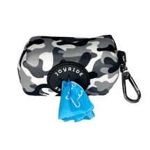 Black and White Camo Poop Bag Dispenser